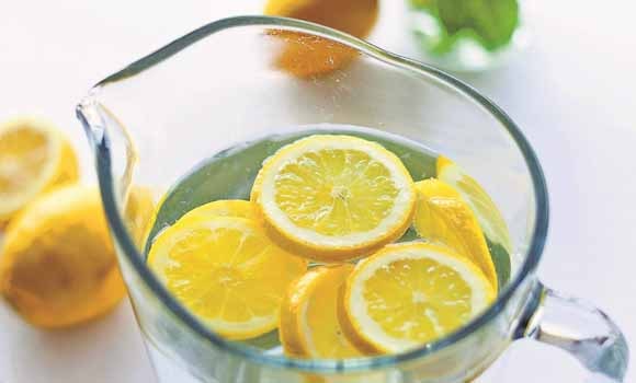 Water and Lemon liver detox