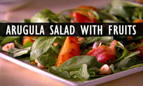 Arugula Salad With Fruits