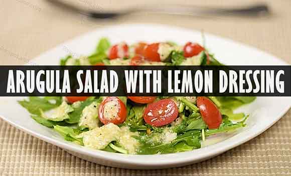 Arugula Salad With Lemon Dressing