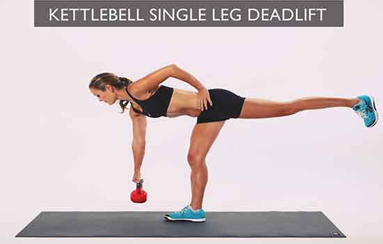 Kettleball Single Leg Deadlift