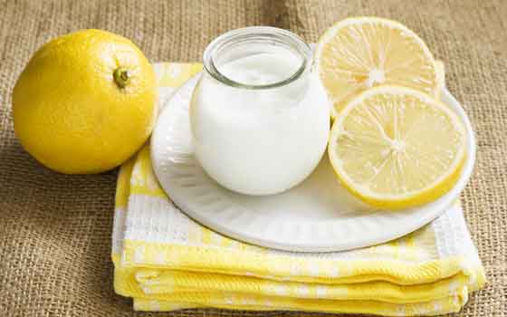 yogurt and lemon