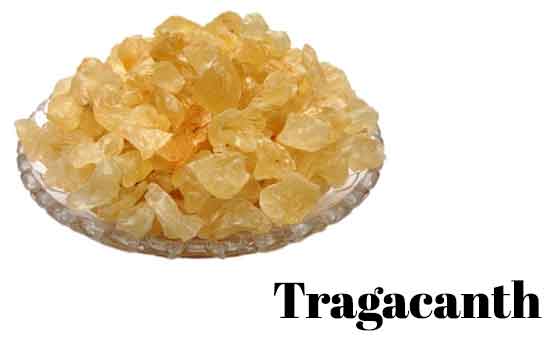 Tragacanth uses